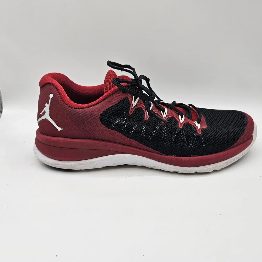 Jordan Shoes Mens‎ Size 11 Red Black Mesh Low Top Running Sneakers 715572-601